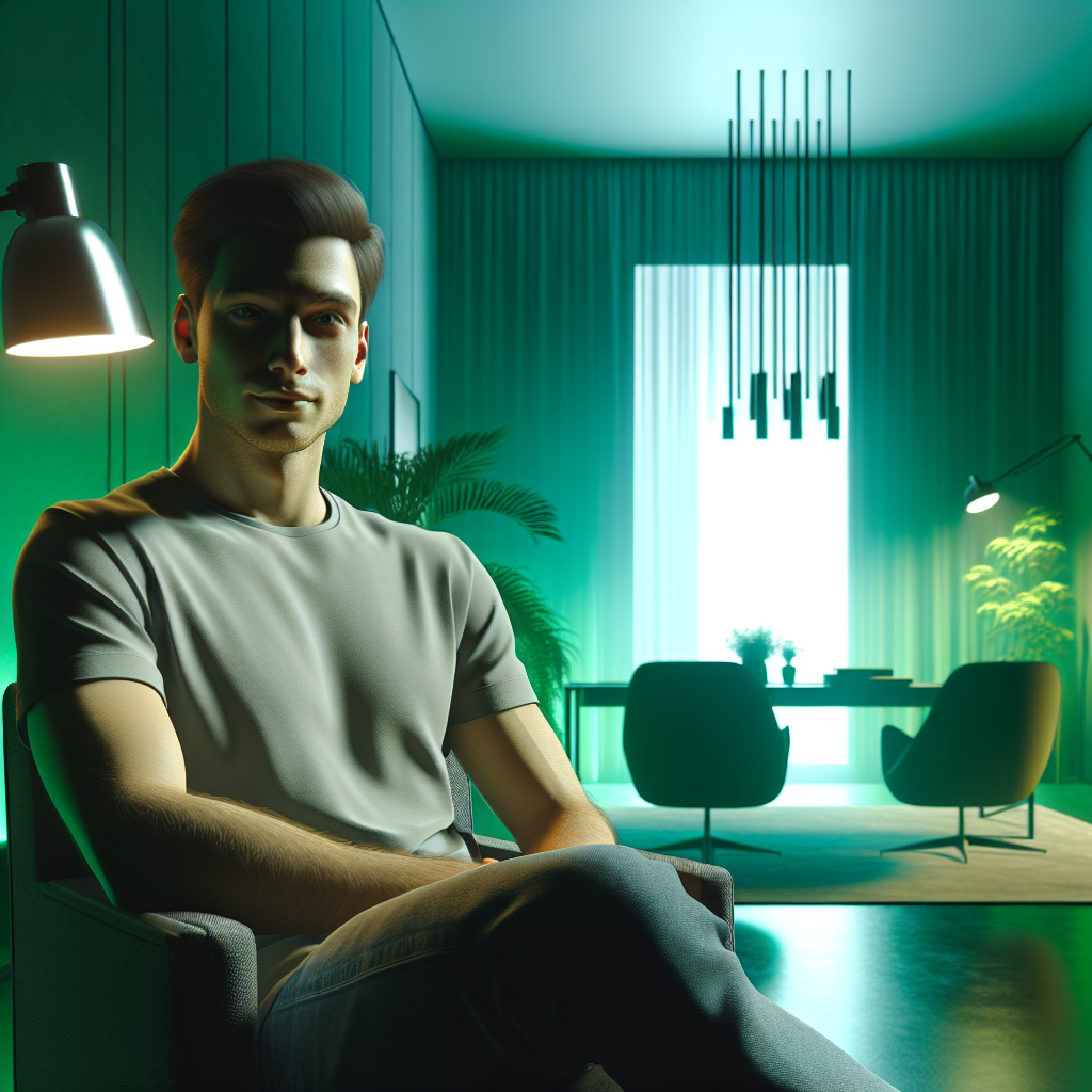 Зелёный свет как средство от мигрени