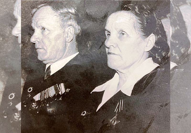 Иван Иванович Байдерин и его сестра Валентина Ивановна Шмырина