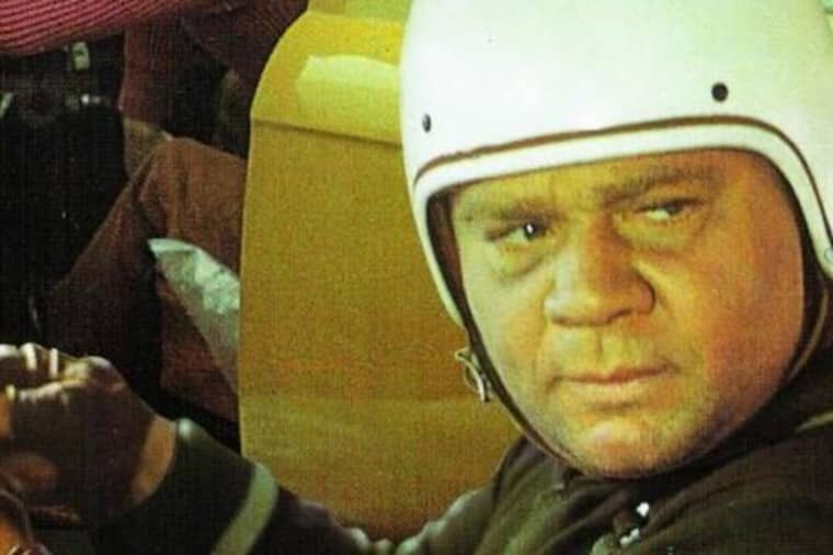 Леонов в фильме "Гонщики" 