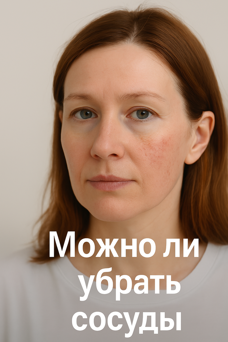 Появились сосуды на лице — можно ли убрать их без лазера?