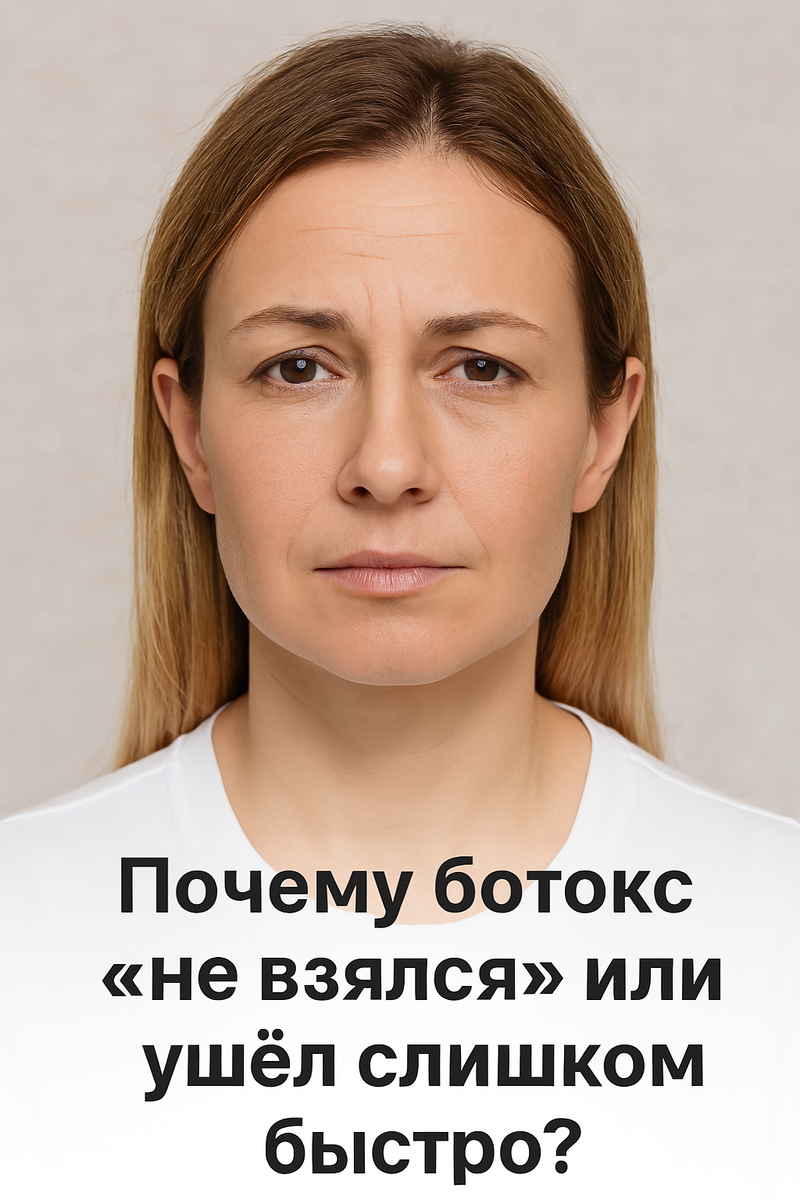 Почему ботокс «не взялся» или ушёл слишком быстро? Разбираемся по-честному