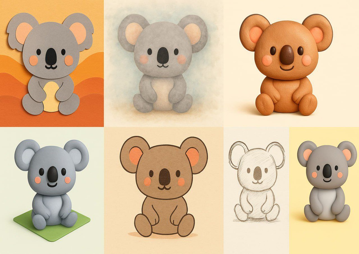 Примеры  разных стилей .