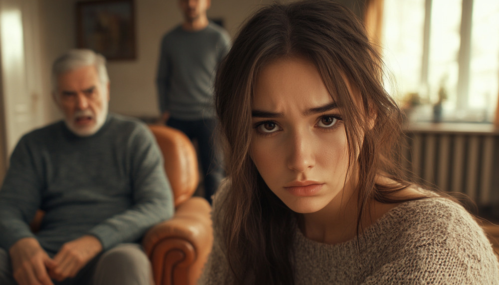    — Ты с матерью перезвонишь — я тебя из дома вышвырну! — муж