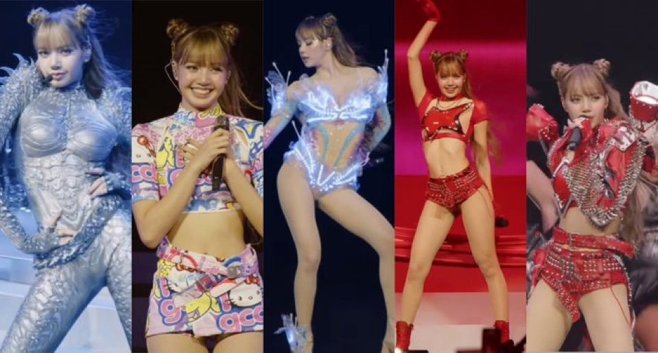 Lisa at Coachella 2025 and her outfits - костюмы