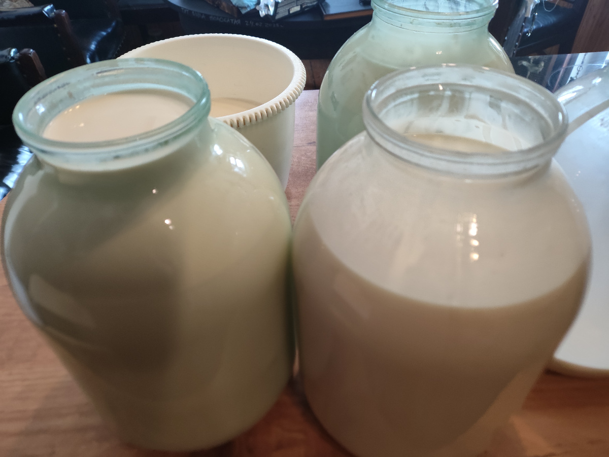 Фермерское молоко.