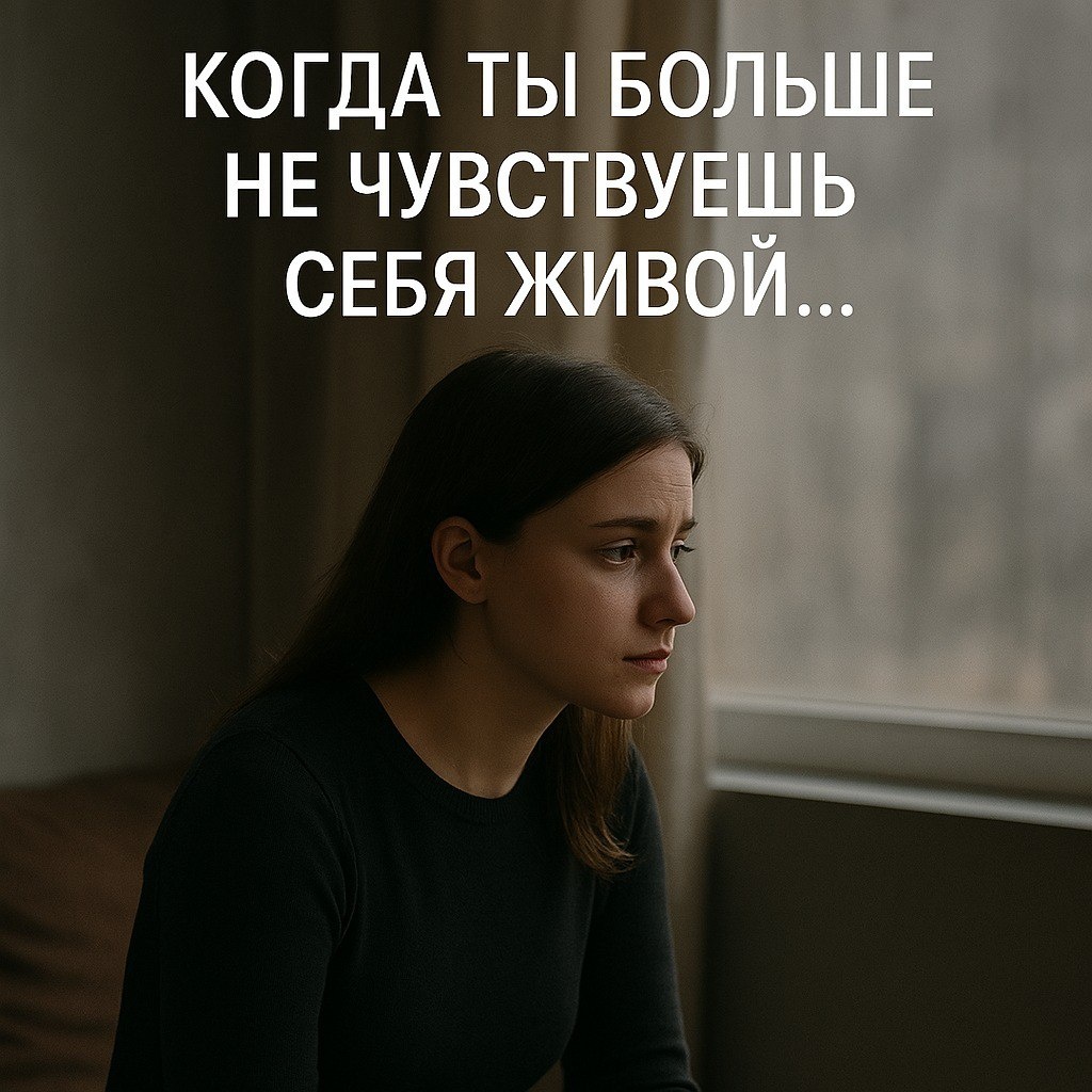 «Когда ты больше не чувствуешь себя живой…» 