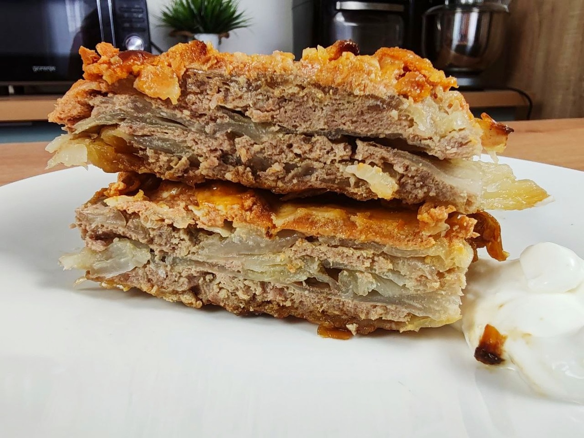 "Голубцовая" запеканка. Фото автора.