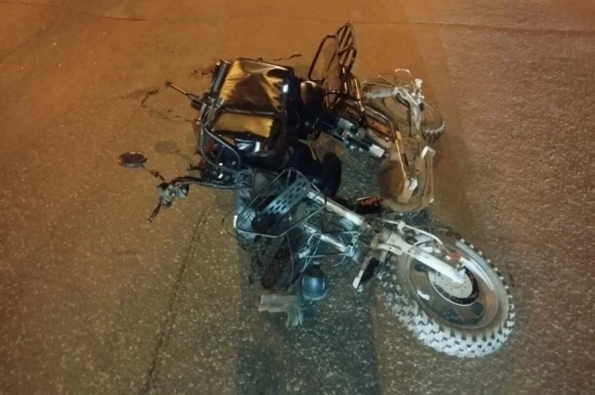    В Томске самокатчик попал в больницу после ДТП с автомобилем