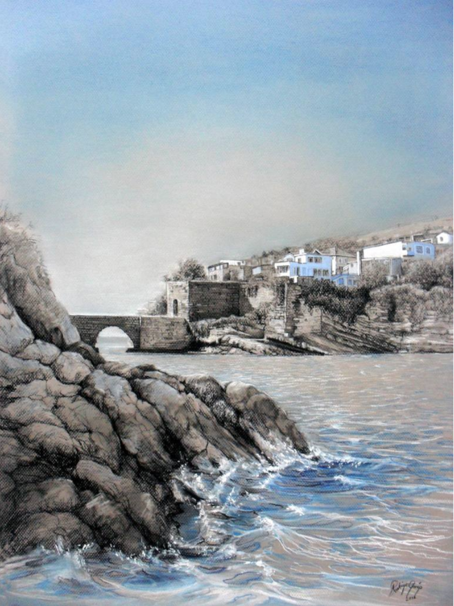 «Амастрис», один из пастельных рисунков Рукие Гарип