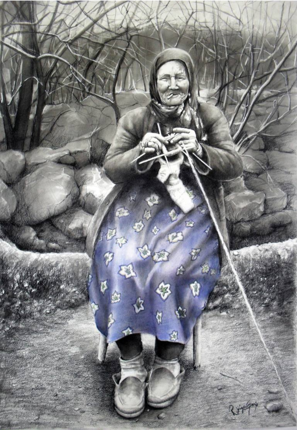 «Бабушка», уголь