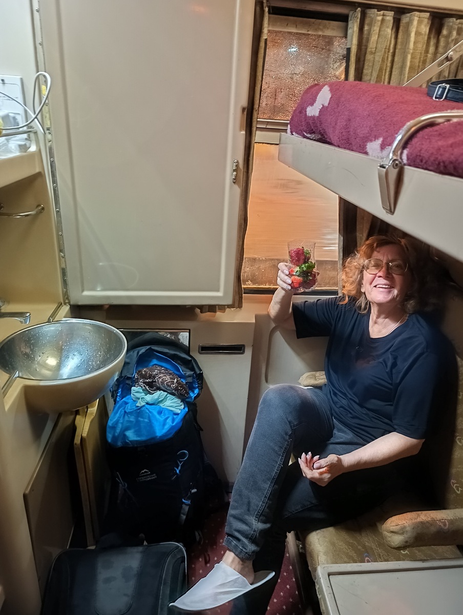 В спальном купе для иностранцев