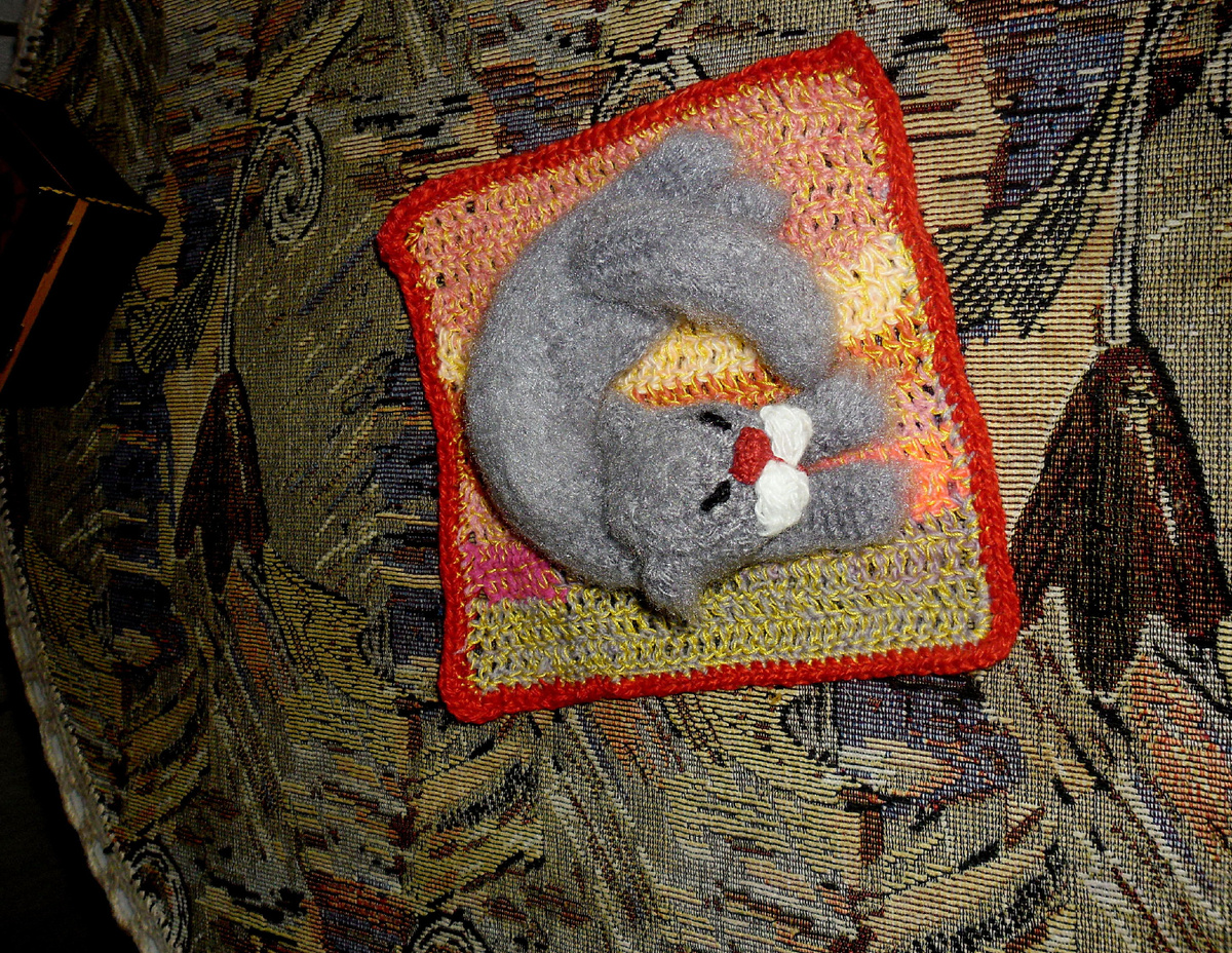 знаменитый кот бублик лт Любови из подписок, коврик мой)