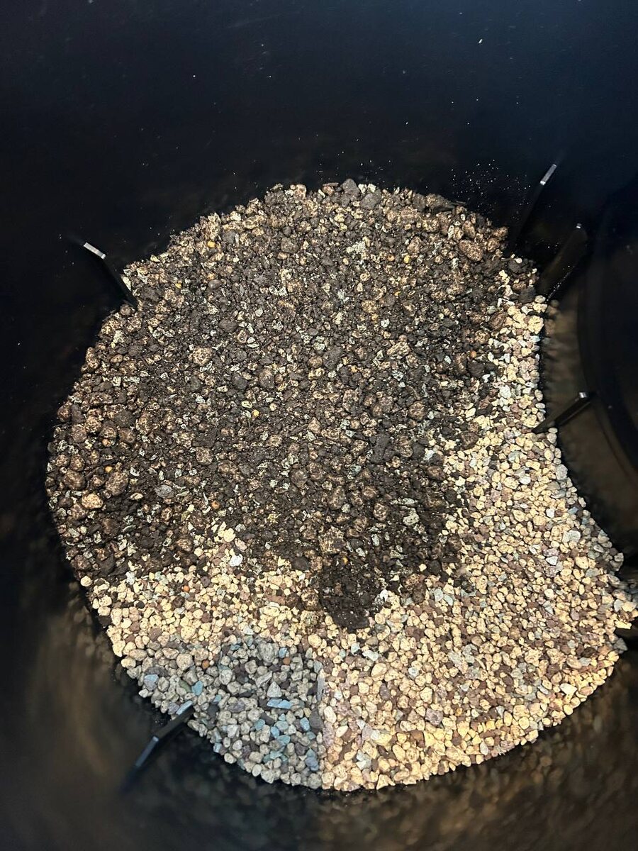 На фотографии более светлый это Lechuza Pon, более темный Palmpon.