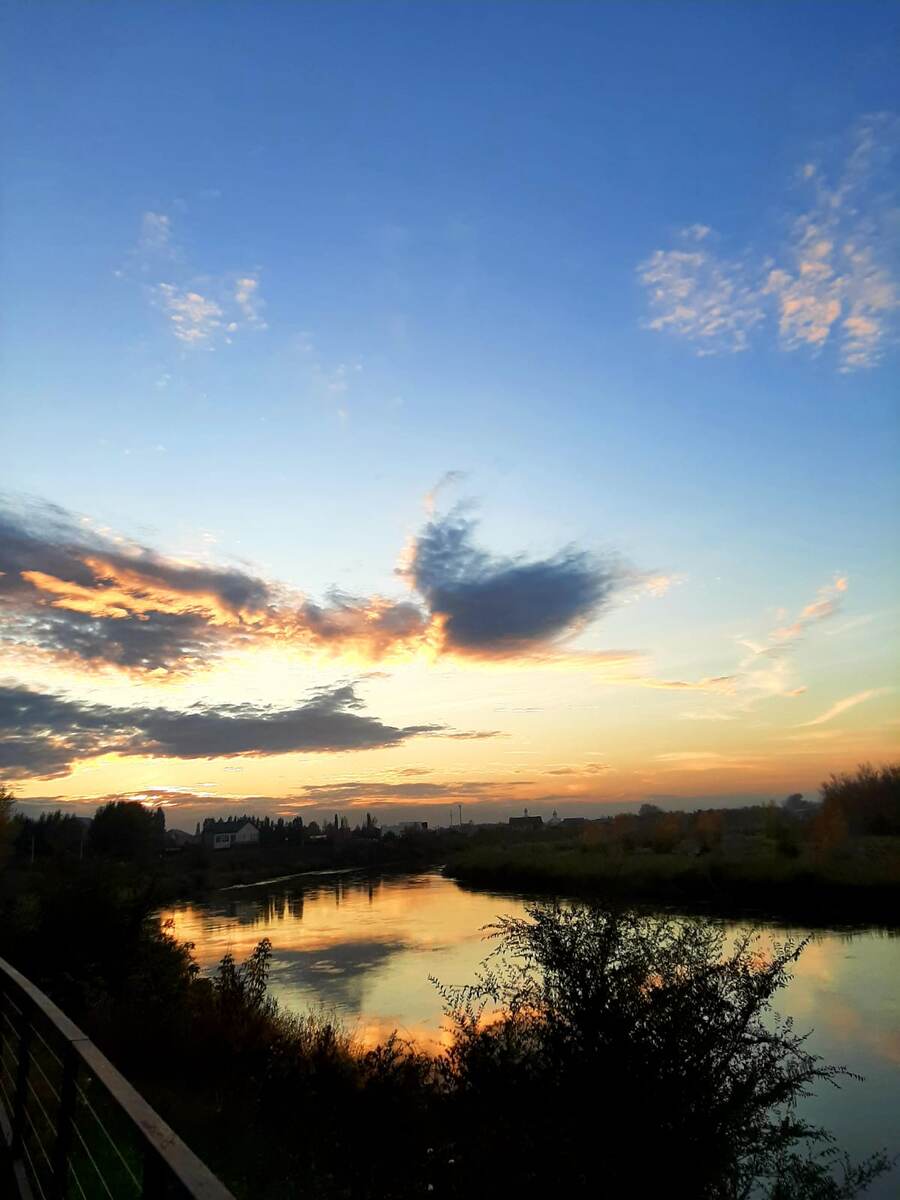 Вид на Урал с нашей набережной