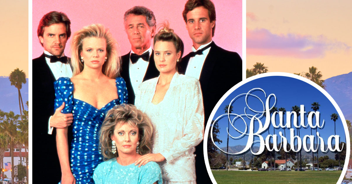 Постер из сериала Санта-Барбара, режиссеров много, с 1984 по 1993 г.г.