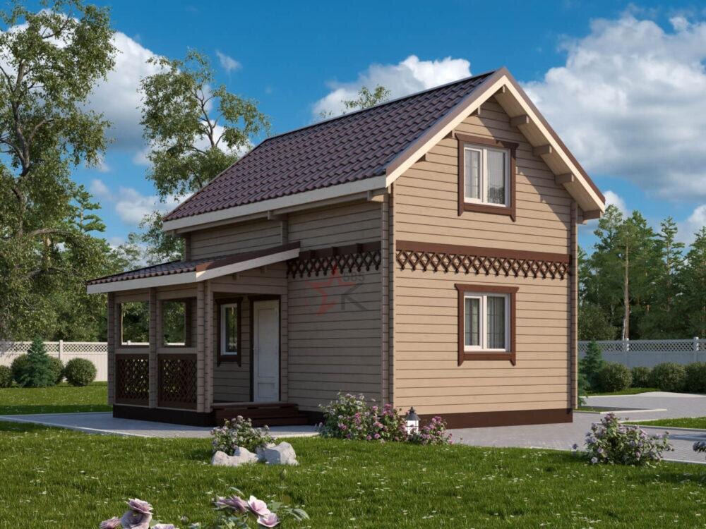 Проект дачного дома "Каролина"