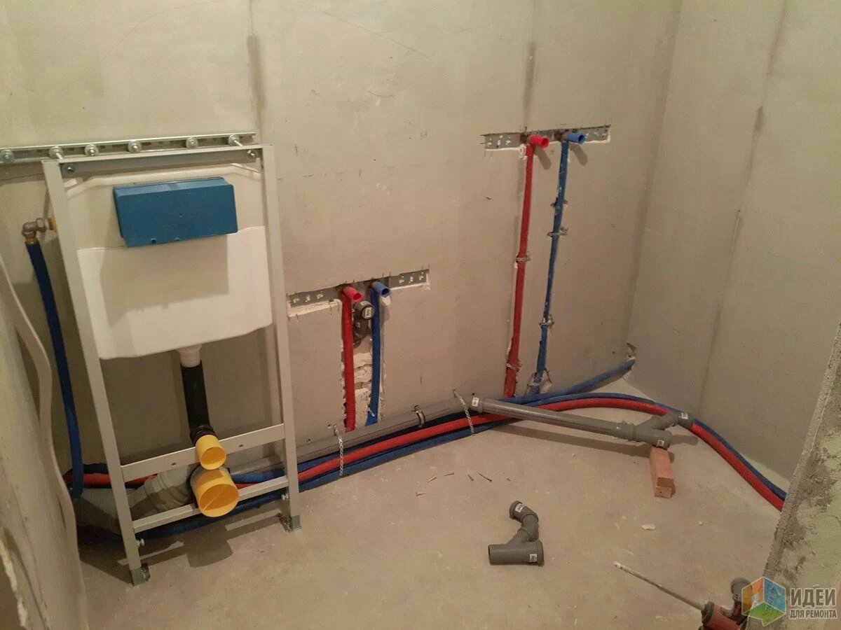 Установка сантехнических приборов в новостройке