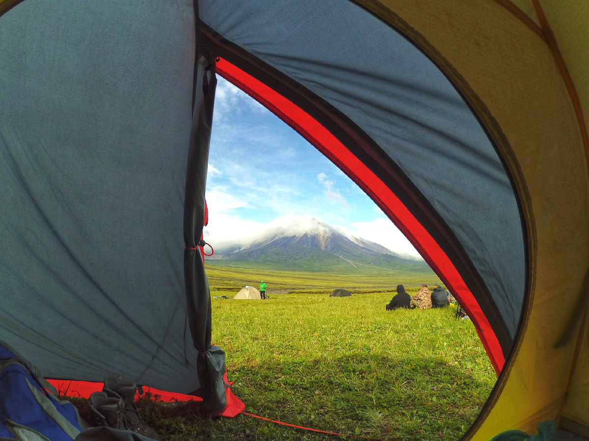 Вид из моей палатки 