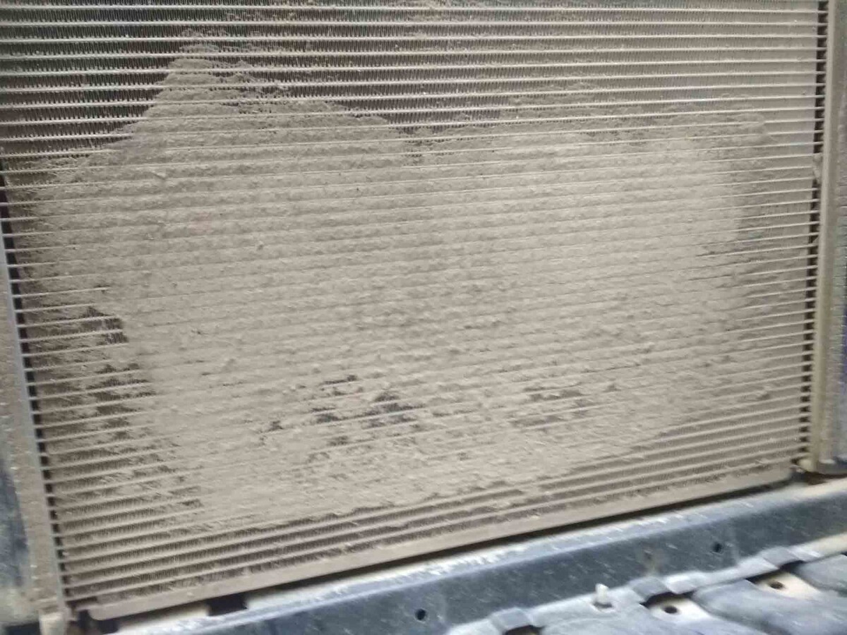 радиатор грязный