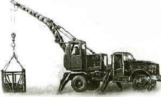Автокран К-2,5-2 на шасси ГАЗ-63А. Видно отличие переднего и заднего мостов. Фото взято в сети Интернет. К сожалению, лучшего качества картинку не нашёл