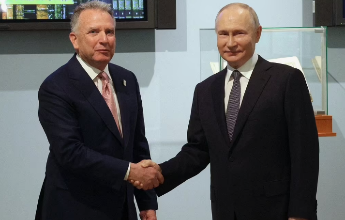 Встреча Стива Уиткоффа и Владимира Путина.