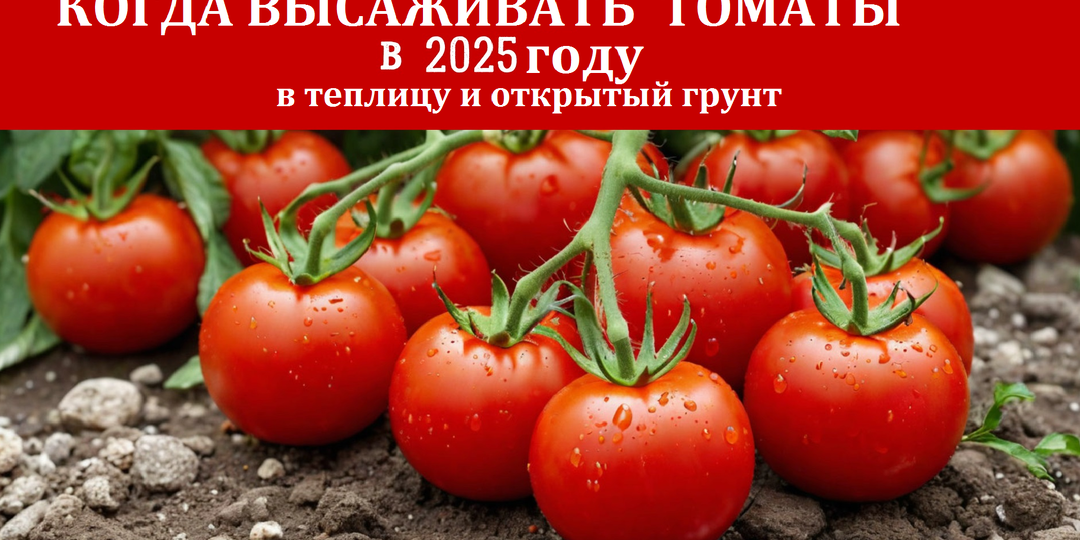Когда и как высаживать рассаду томатов в теплицу и открытый грунт в 2025 году по лунному календарю