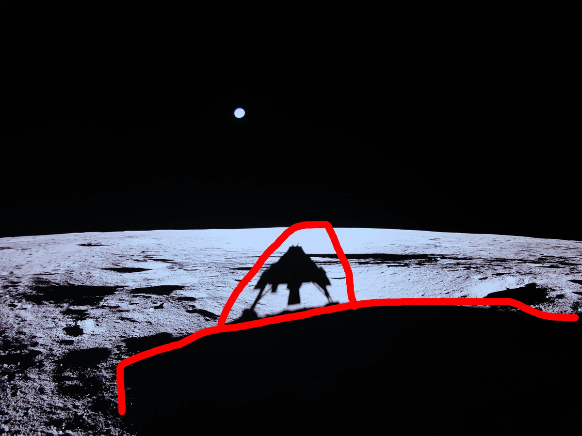 "Тень" на Луне
