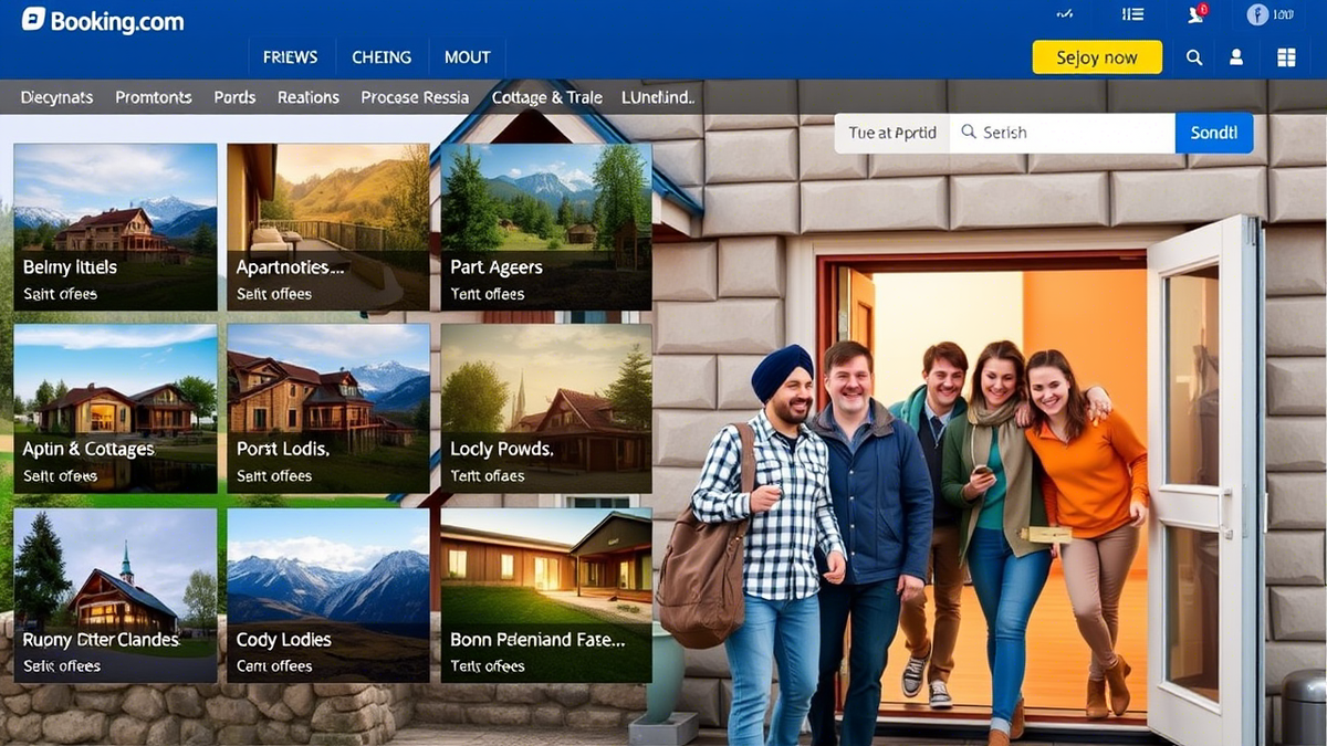 Booking.com: Проверенный лидер с огромным выбором