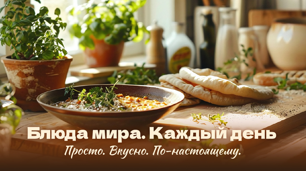 Наш новый канал «Блюда мира. Каждый день»
