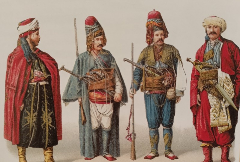 Османские военные второй половины XVIII века.