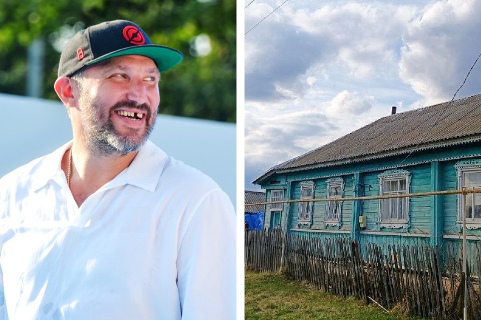    Хоккеист Александр Овечкин и его родовой дом. Фото: Владимир Ворсобин Даниил ОПАРИН