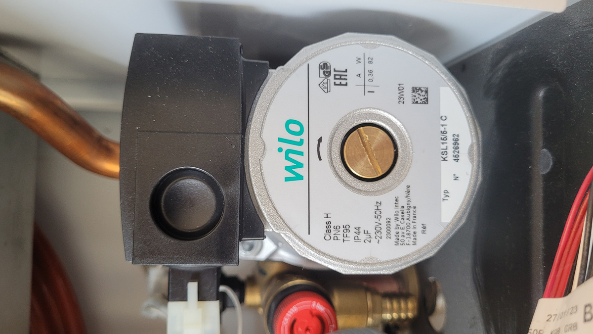 Насос WILO на котле Eco Nova. Фото из архива Горгазснаб.