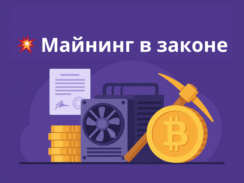 Майнишь — регистрируйся!
Разбираем, как оформить оборудование, встать на учёт и платить налоги по закону.