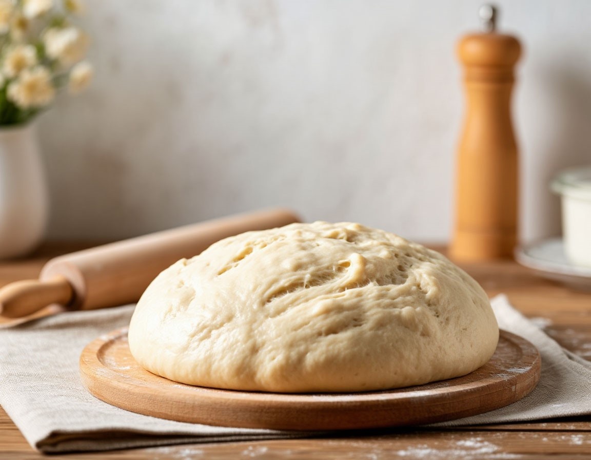 Пышное дрожжевое тесто на пиццу