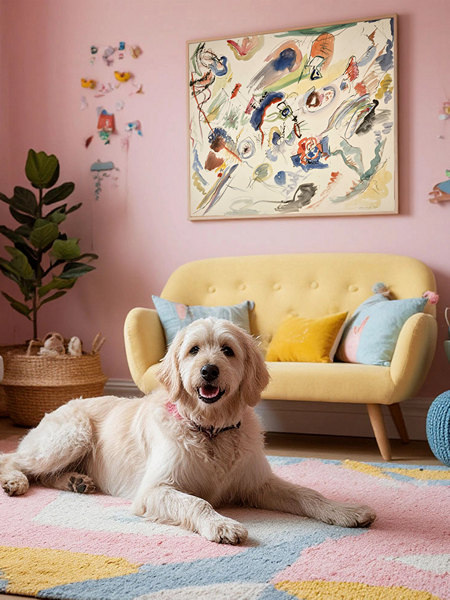 Картина В. Кандинского (1910) в интерьере детской комнаты