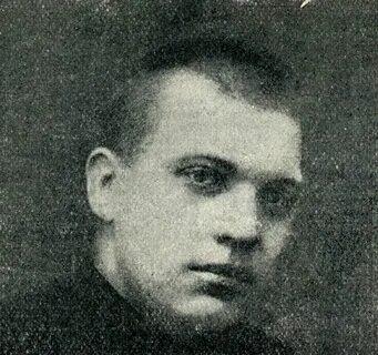 Поэт Петр Шамов. Фото из журнала "Московский пролетарий" за 1926 год.