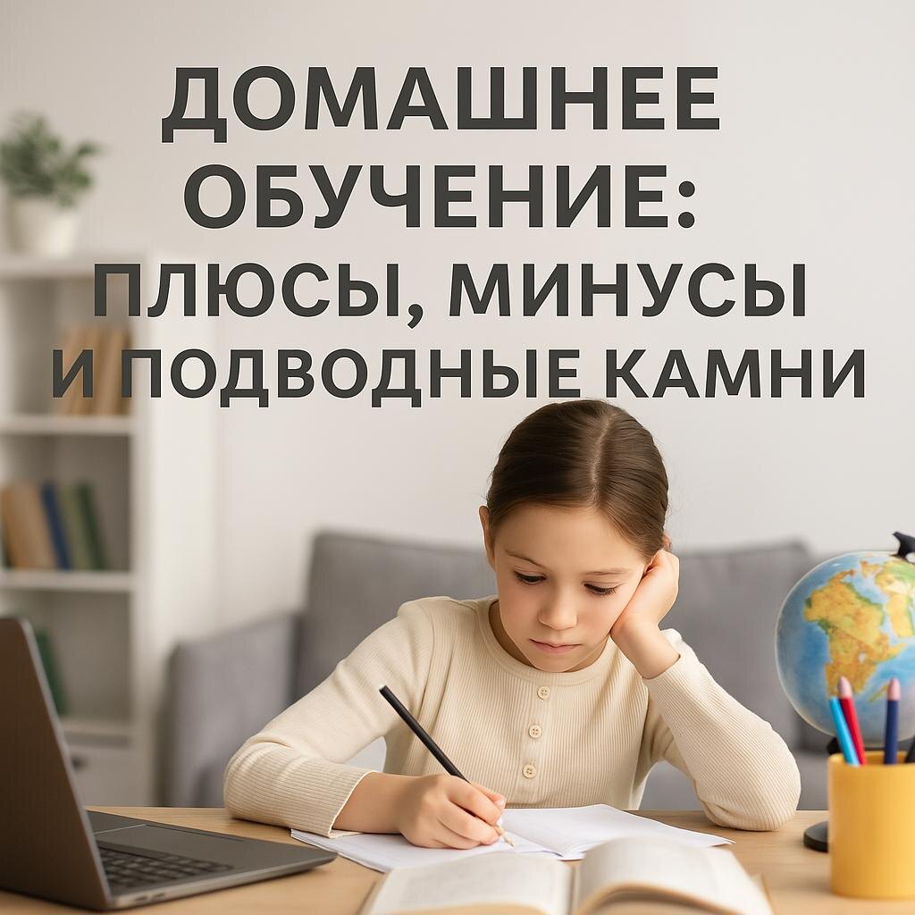 Домашнее обучение: плюсы, минусы и подводные камни 
