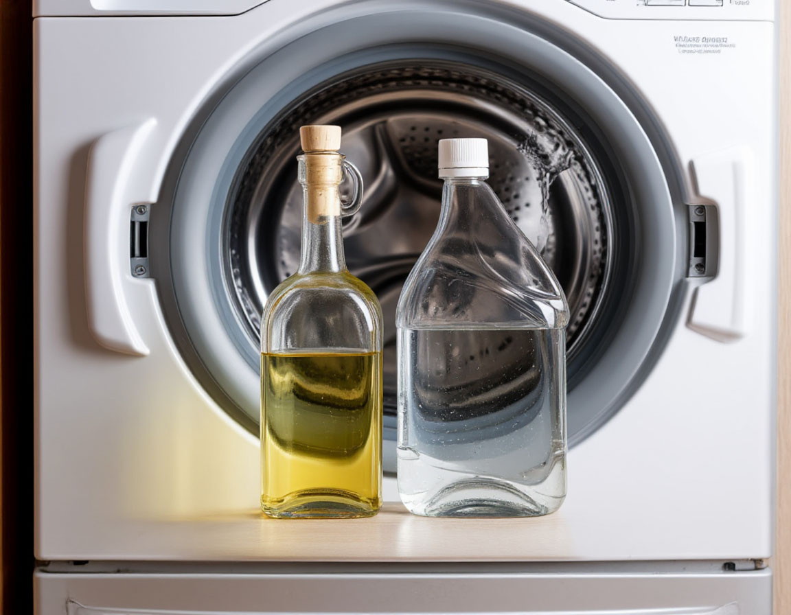 Добавьте совсем немного уксуса в отсек ополаскивателя