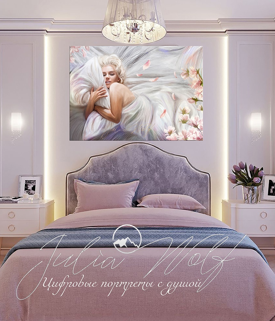 В интерьере