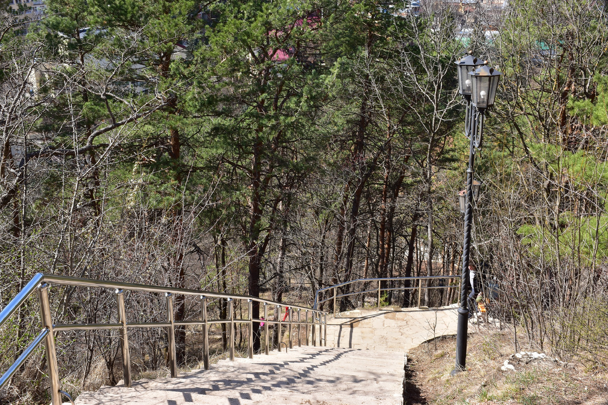 400 ступеней в Кисловодском национально парке. Фото из архива автора