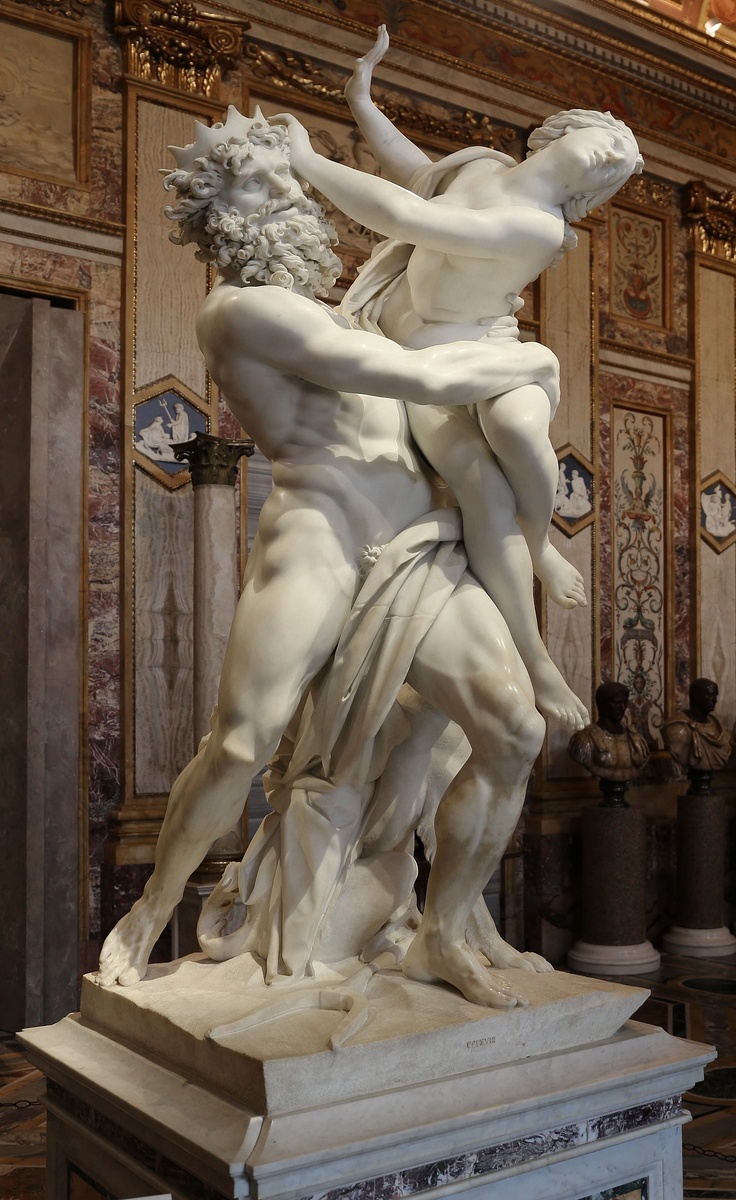 Джованни Лоренцо Бернини. Похищение Прозерпины. 1621—1622. Галерея Боргезе, Рим