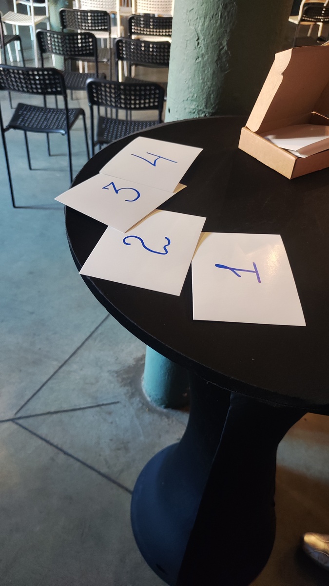 Номерки участников