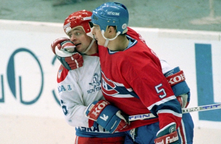 Фото с яндекс.ксртинки (момент матча ЦСКА - "Монреаль" 1990 года)