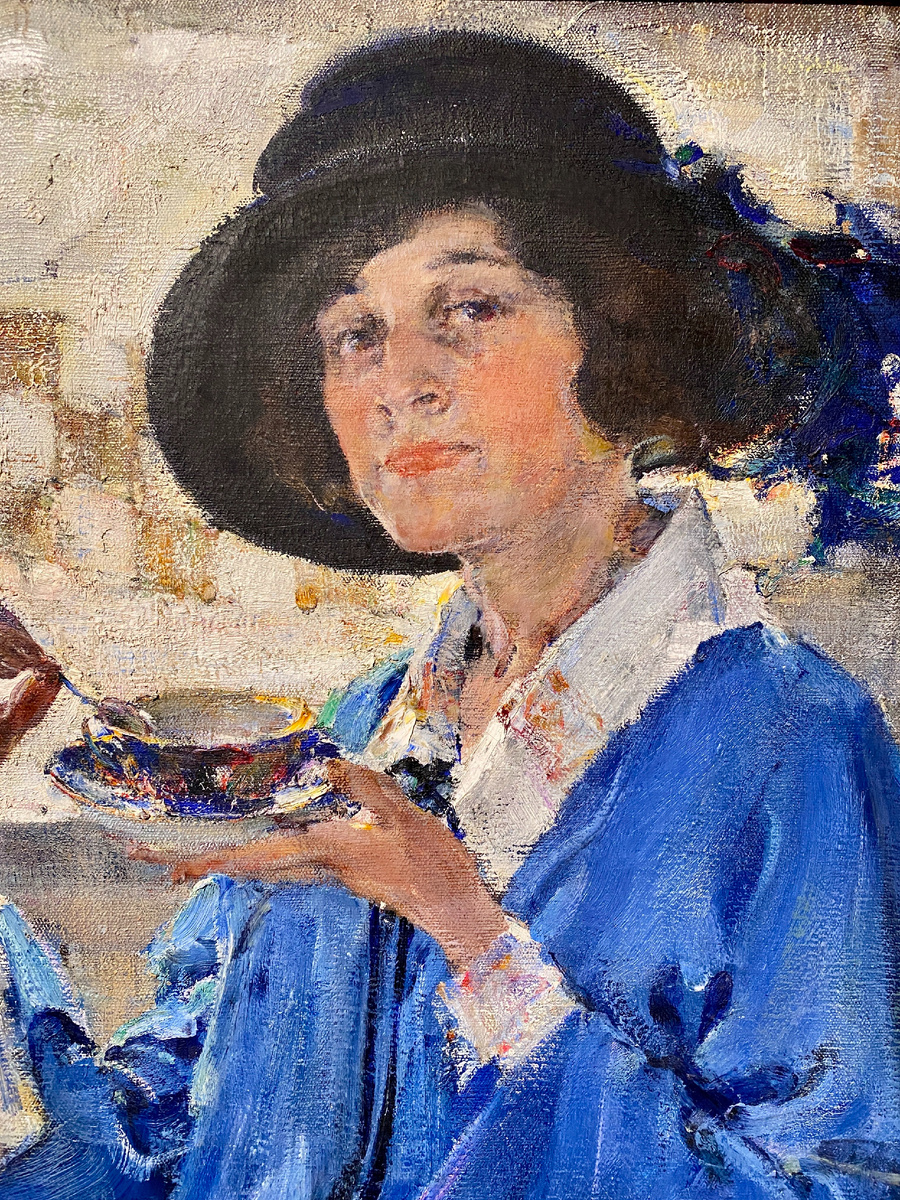 Николай Фешин. Миссис Крэг, фрагмент