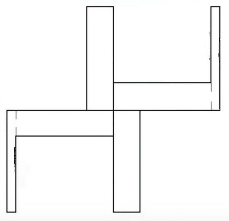 Схема соединения деталей сумки 