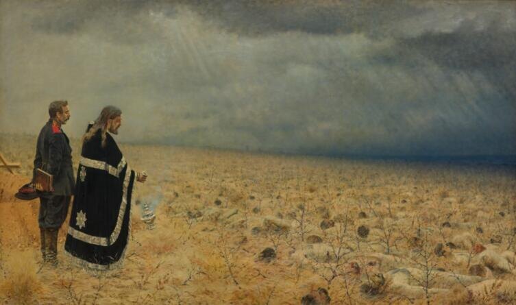    Иван Крамской «Побежденные. Панихида», 1878−1879гг., общественное достояние