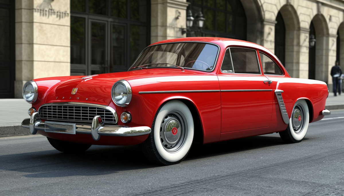 Москвич-407 при предполагаемом участии компании Ferrari