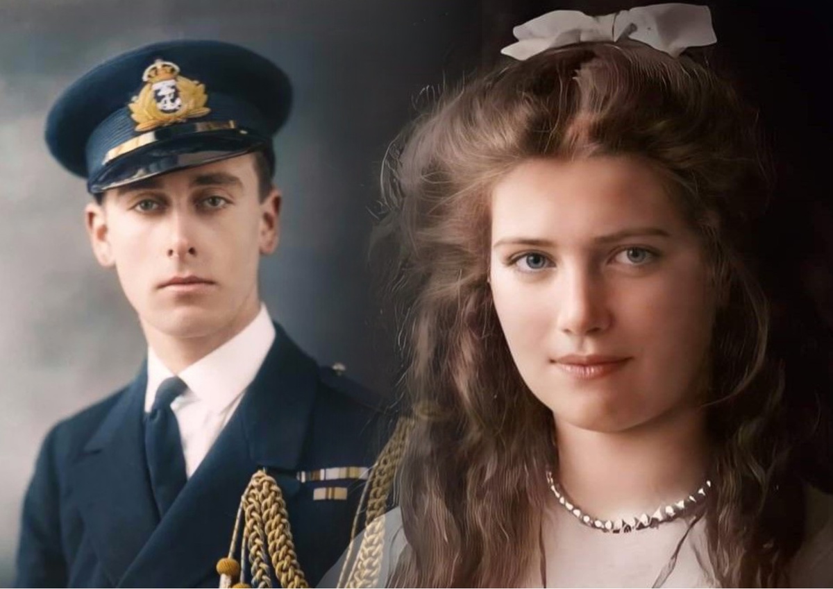 Принц Луис Маунтбаттен (Дики) и великая княжна Мария Николаевна