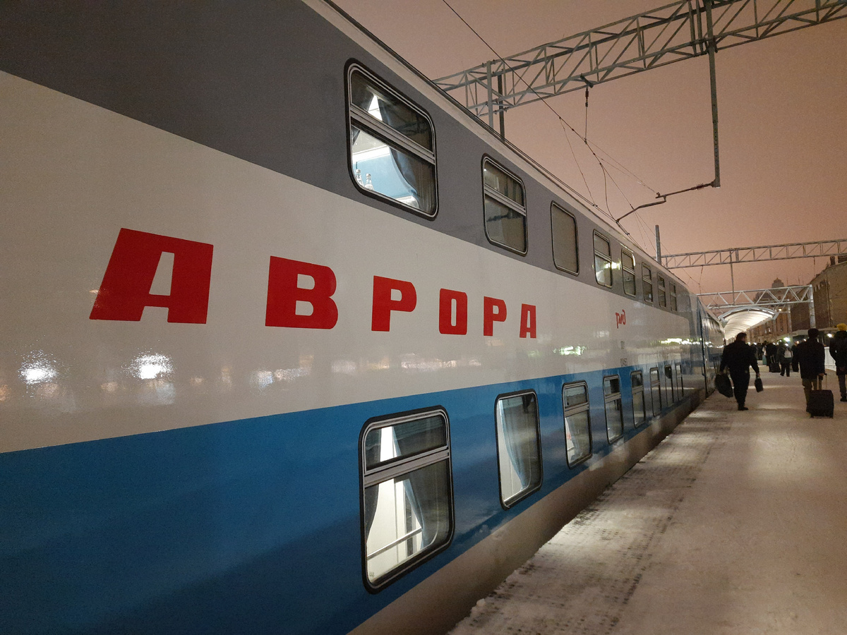 Вагон поезда «Аврора». Архив