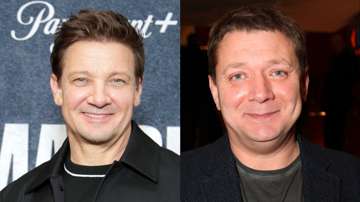 Слева Джереми Реннер, справа Ян Цапник.